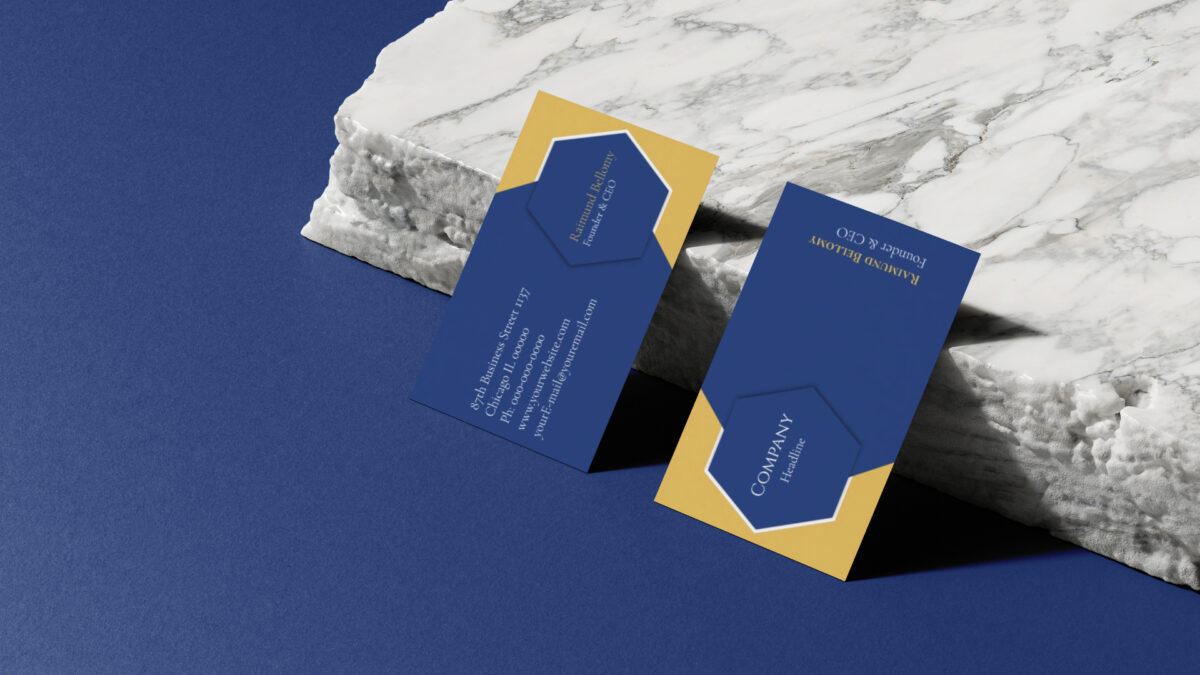 Top Business Cards Header